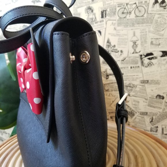Neema Black Red Kate Spade Disney Minnie Mouse Bag - Picture 9 of 11